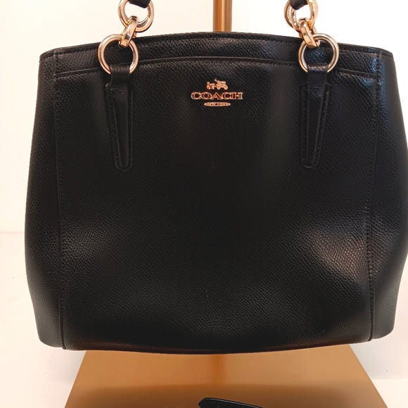 Coach Minetta Chicago Pebble Leather Satchel Handbag - Picture 3 of 15